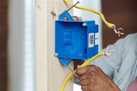 junction box on the sheetrock wall home depot|electrical junction box installation.